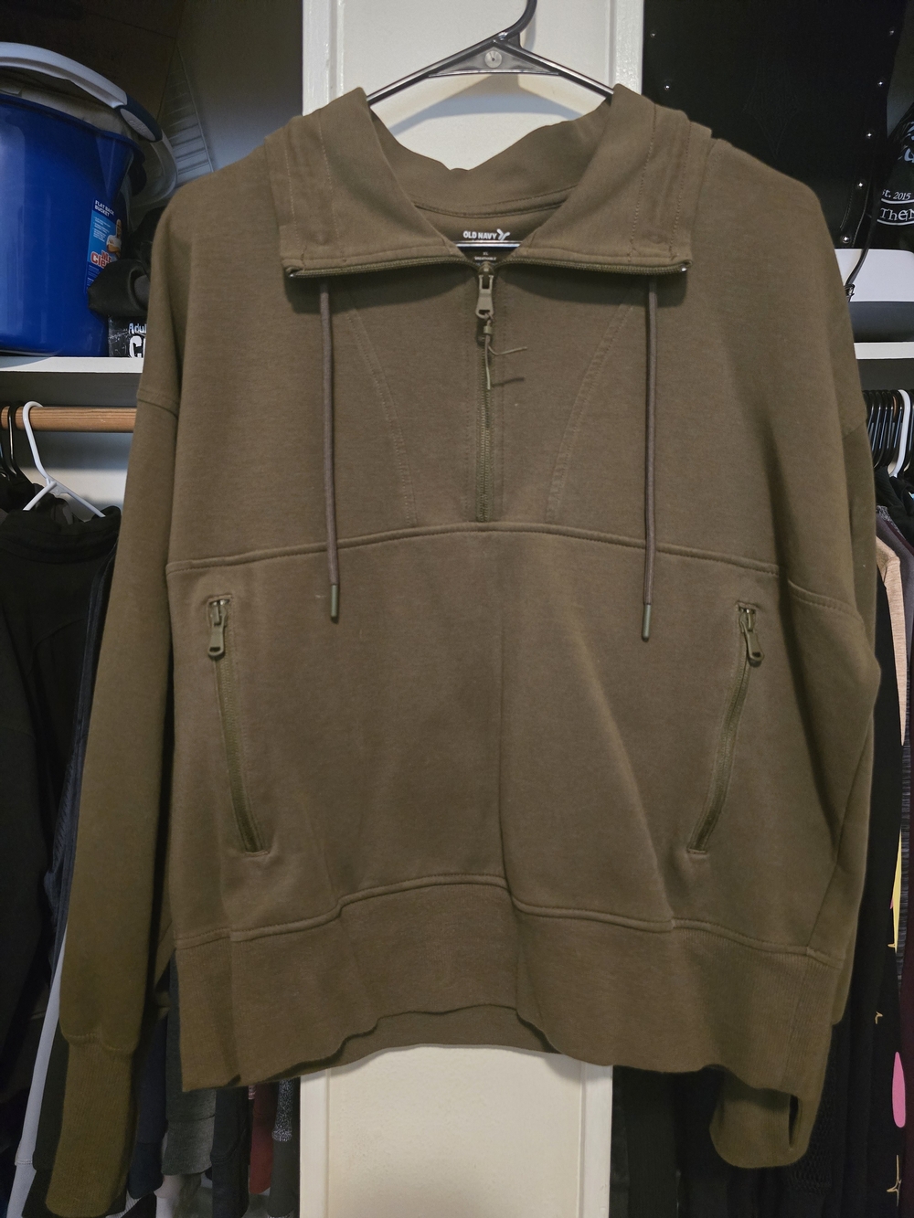 Old Navy Active Dynamic Fleece Half Zip Pullover Sweatshirt